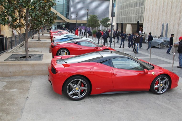 Ferrari Car Show at Beirut Souks